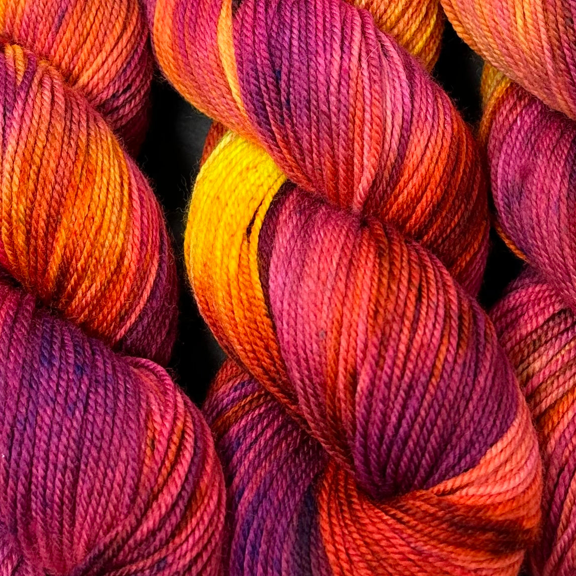 Align sport weight yarn Sunset Park – Deep Dyed Yarns